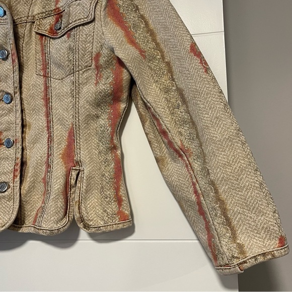 Cimarron | Vintage Patterned Denim Jacket - Picture 5 of 14